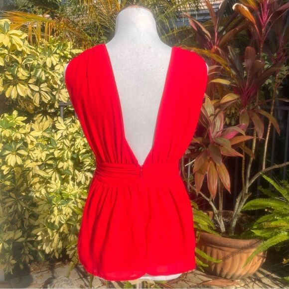 Lulu’’s My Joy Red Peplum Top - Picture 5 of 8